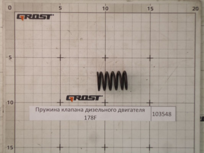 Пружина клапана дизельного двигателя 178F